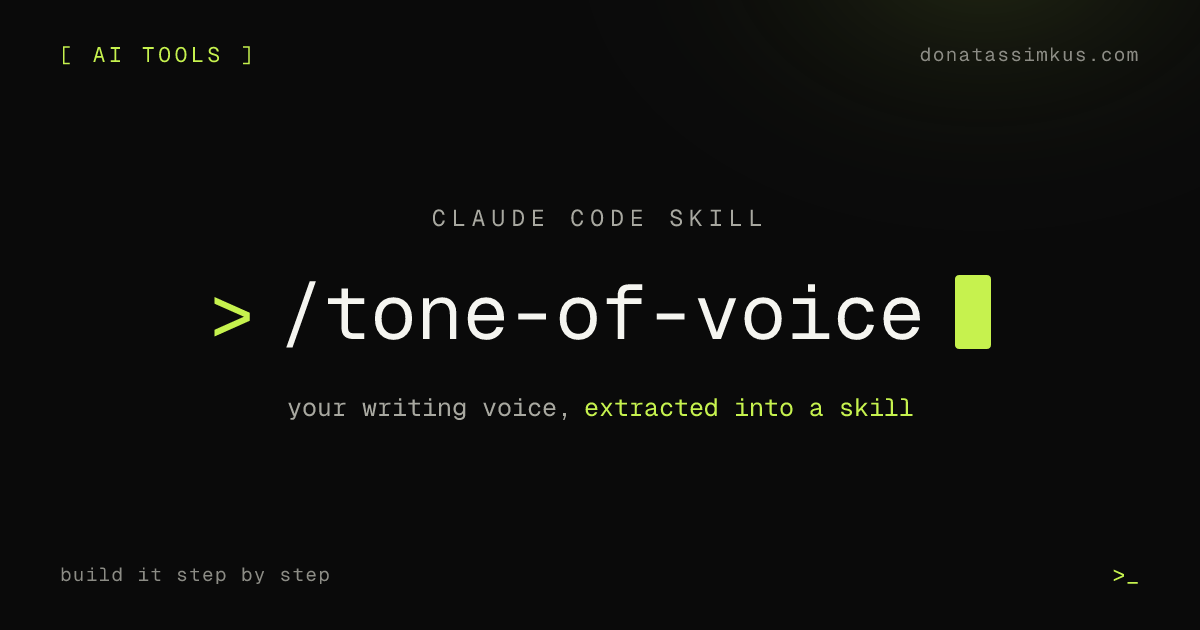 How I Built a Tone of Voice Skill for Claude Code cover
