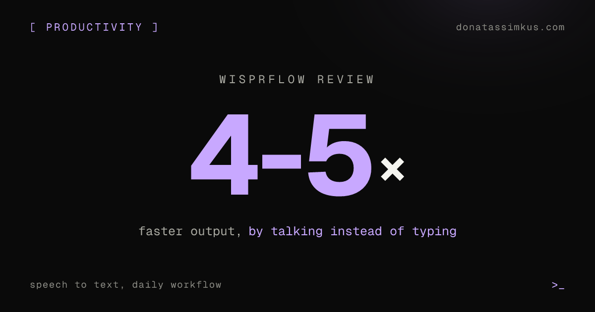 WisprFlow Review: How I Got 4-5x Faster at Emails, AI Prompts, and Coding cover