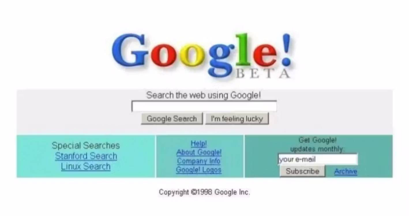 Google's search engine platform