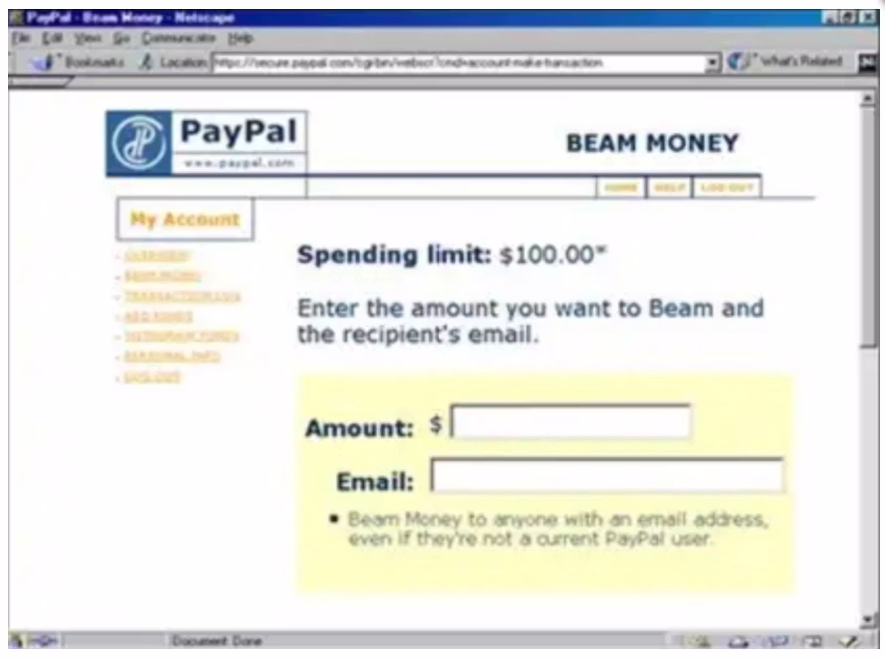 PayPal's digital payment platform